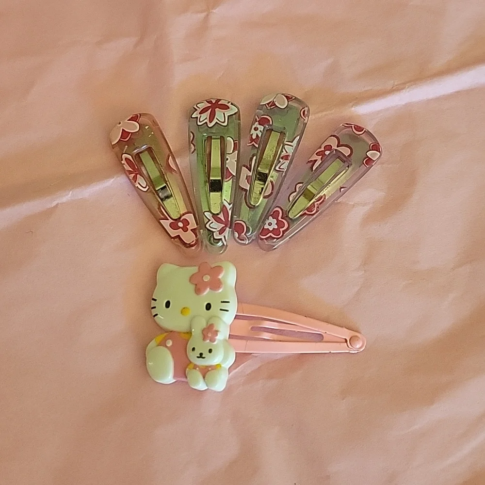 Hair Accessory Flowers  Clips Bands Combs Pink Yellow Blue